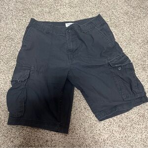 Men's charcoal Cargo Shorts